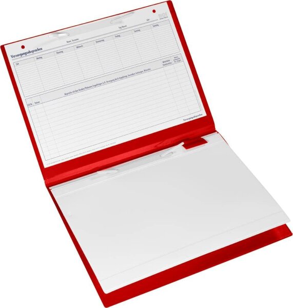 BOI Patienten-Dokumentationsmappe Professional-Line DIN A4 quer rot, 1 St.
