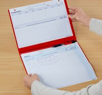 BOI Patienten-Dokumentationsmappe Professional-Line DIN A4 quer rot, 1 St.