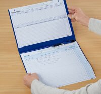 BOI Patienten-Dokumentationsmappe Professional-Line DIN A4 quer blau, 1 St.