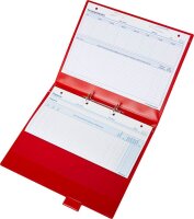 BOI Click-Plus Ambulant Patienten-Dokumentationsmappe 2-Ringe rot 3,5 cm DIN A4, 1 St.