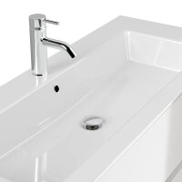 POSSEIK Waschbecken mit Unterschrank LIMES 120 weiß glanz 120,0 x 46,5 x 58,5 cm