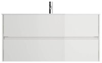 POSSEIK Waschbecken mit Unterschrank LIMES 120 weiß glanz 120,0 x 46,5 x 58,5 cm