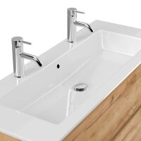 POSSEIK Waschbecken mit Unterschrank LIMES 120 eiche gold 120,0 x 46,5 x 58,5 cm