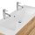 POSSEIK Waschbecken mit Unterschrank LIMES 120 eiche gold 120,0 x 46,5 x 58,5 cm