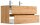 POSSEIK Waschbecken mit Unterschrank LIMES 120 eiche gold 120,0 x 46,5 x 58,5 cm