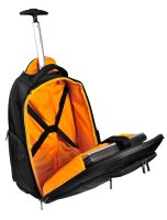 Exacompta Rucksack-Trolley Exactive Kunstfaser schwarz, orange
