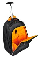 Exacompta Rucksack-Trolley Exactive Kunstfaser schwarz, orange
