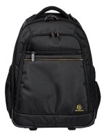Exacompta Rucksack-Trolley Exactive Kunstfaser schwarz, orange