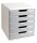 Exacompta Schubladenbox Modulo  steingrau 301041D, DIN A4 mit 5 Schubladen, 1 St.