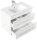 POSSEIK Waschbecken mit Unterschrank ARTEMIS 750 weiß glanz 61,5 x 46,5 x 55,6 cm