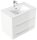 POSSEIK Waschbecken mit Unterschrank ARTEMIS 750 weiß glanz 61,5 x 46,5 x 55,6 cm