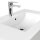 POSSEIK Waschbecken mit Unterschrank ARTEMIS 750 weiß glanz 61,5 x 46,5 x 55,6 cm