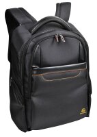 Exacompta Laptop-Rucksack Exactive Kunstfaser schwarz, orange bis 39,6 cm (15,6 Zoll)