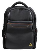 Exacompta Laptop-Rucksack Exactive Kunstfaser schwarz, orange bis 39,6 cm (15,6 Zoll)