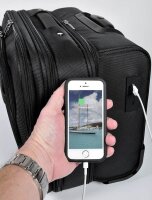 Exacompta Laptop-Trolley Exactive Kunstfaser schwarz 44,0 x 25,5 x 38,0 cm