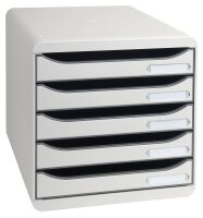 Exacompta Schubladenbox BIG-BOX PLUS  lichtgrau 309740D,...