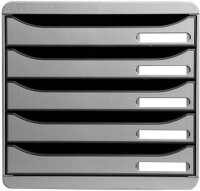 Exacompta Schubladenbox BIG-BOX PLUS  lichtgrau 309740D,...