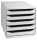 Exacompta Schubladenbox BIG-BOX PLUS  lichtgrau 309740D, DIN A4 mit 5 Schubladen, 1 St.