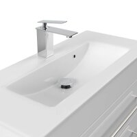 POSSEIK Waschbecken mit Unterschrank PORTUS SLIMLINE 800 weiß glanz 80,0 x 36,0 x 49,6 cm