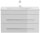 POSSEIK Waschbecken mit Unterschrank PORTUS SLIMLINE 800 weiß glanz 80,0 x 36,0 x 49,6 cm