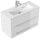 POSSEIK Waschbecken mit Unterschrank PORTUS SLIMLINE 800 weiß glanz 80,0 x 36,0 x 49,6 cm