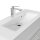 POSSEIK Waschbecken mit Unterschrank PORTUS SLIMLINE 800 weiß glanz 80,0 x 36,0 x 49,6 cm