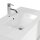 POSSEIK Waschbecken mit Unterschrank LIMES 80 weiß glanz 80,0 x 46,5 x 58,5 cm