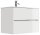 POSSEIK Waschbecken mit Unterschrank LIMES 80 weiß glanz 80,0 x 46,5 x 58,5 cm