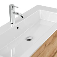POSSEIK Waschbecken mit Unterschrank LIMES 120 eiche gold 120,0 x 46,5 x 58,5 cm