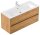 POSSEIK Waschbecken mit Unterschrank LIMES 120 eiche gold 120,0 x 46,5 x 58,5 cm