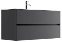 POSSEIK Waschbecken mit Unterschrank LIMES 120 grafit 120,0 x 46,5 x 58,5 cm