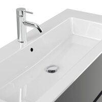 POSSEIK Waschbecken mit Unterschrank LIMES 120 grafit 120,0 x 46,5 x 58,5 cm