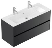 POSSEIK Waschbecken mit Unterschrank LIMES 120 grafit...