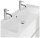 POSSEIK Waschbecken mit Unterschrank LIMES 120 weiß glanz 120,0 x 46,5 x 58,5 cm