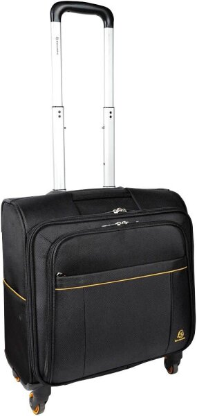 Exacompta Reise-Trolley Exactive Kunstfaser schwarz 42,0 x 23,0 x 48,0 cm