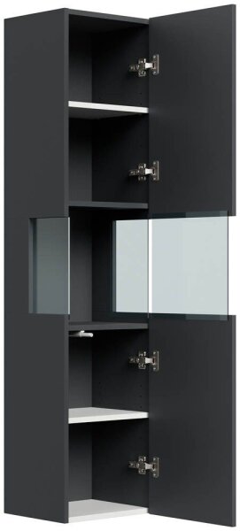 POSSEIK Bad-Hängeschrank LIMES 150 grafit 35,0 x 30,0 x 150,0 cm