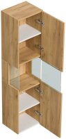 POSSEIK Bad-Hängeschrank LIMES 150 eiche gold 35,0 x 30,0 x 150,0 cm