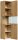 POSSEIK Bad-Hängeschrank LIMES 150 eiche gold 35,0 x 30,0 x 150,0 cm