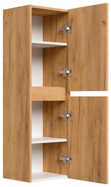 POSSEIK Bad-Hängeschrank LIMES 112 eiche gold 35,2 x 30,1 x 112,2 cm