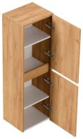POSSEIK Bad-Hängeschrank LIMES 112 eiche gold 35,2 x 30,1 x 112,2 cm