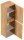 POSSEIK Bad-Hängeschrank LIMES 112 eiche gold 35,2 x 30,1 x 112,2 cm