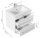 POSSEIK Waschbecken mit Unterschrank APOLLO eiche gold 61,5 x 46,5 x 54,0 cm