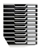 Exacompta Schubladenbox Modulo  schwarz 302014D, DIN A4...