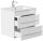 POSSEIK Waschbecken mit Unterschrank APOLLO weiß glanz 61,5 x 46,5 x 54,0 cm