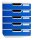 Exacompta Schubladenbox Modulo  blau 301003D, DIN A4 mit 5 Schubladen, 1 St.
