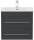 POSSEIK Waschbecken mit Unterschrank APOLLO grafit 61,5 x 46,5 x 54,0 cm