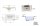 POSSEIK Waschbecken mit Unterschrank ARTEMIS 750 grafit 61,5 x 46,5 x 55,6 cm
