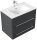 POSSEIK Waschbecken mit Unterschrank ARTEMIS 750 grafit 61,5 x 46,5 x 55,6 cm