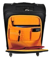 Exacompta Reise-Trolley Exactive Kunstfaser schwarz 37,0 x 23,0 x 55,0 cm