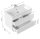 POSSEIK Waschbecken mit Unterschrank FELLINI 90 grafit 90,0 x 48,0 x 58,4 cm